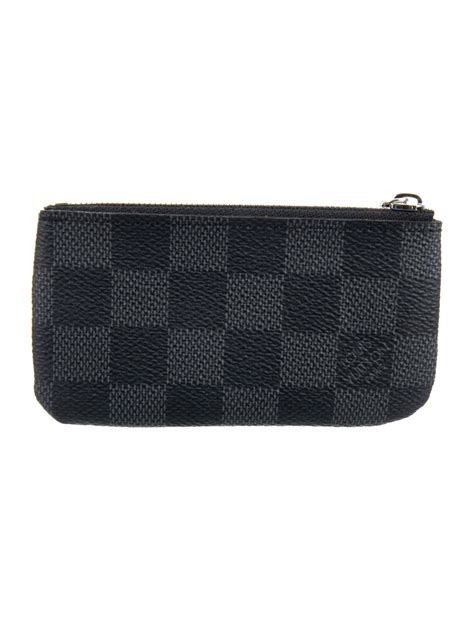 louis vuitton 4 key holder damier graphite|Key Pouch Damier Graphite Canvas .